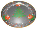 Crystal Clear Industries Holiday Festival Christmas Tree Bells Tray Platter