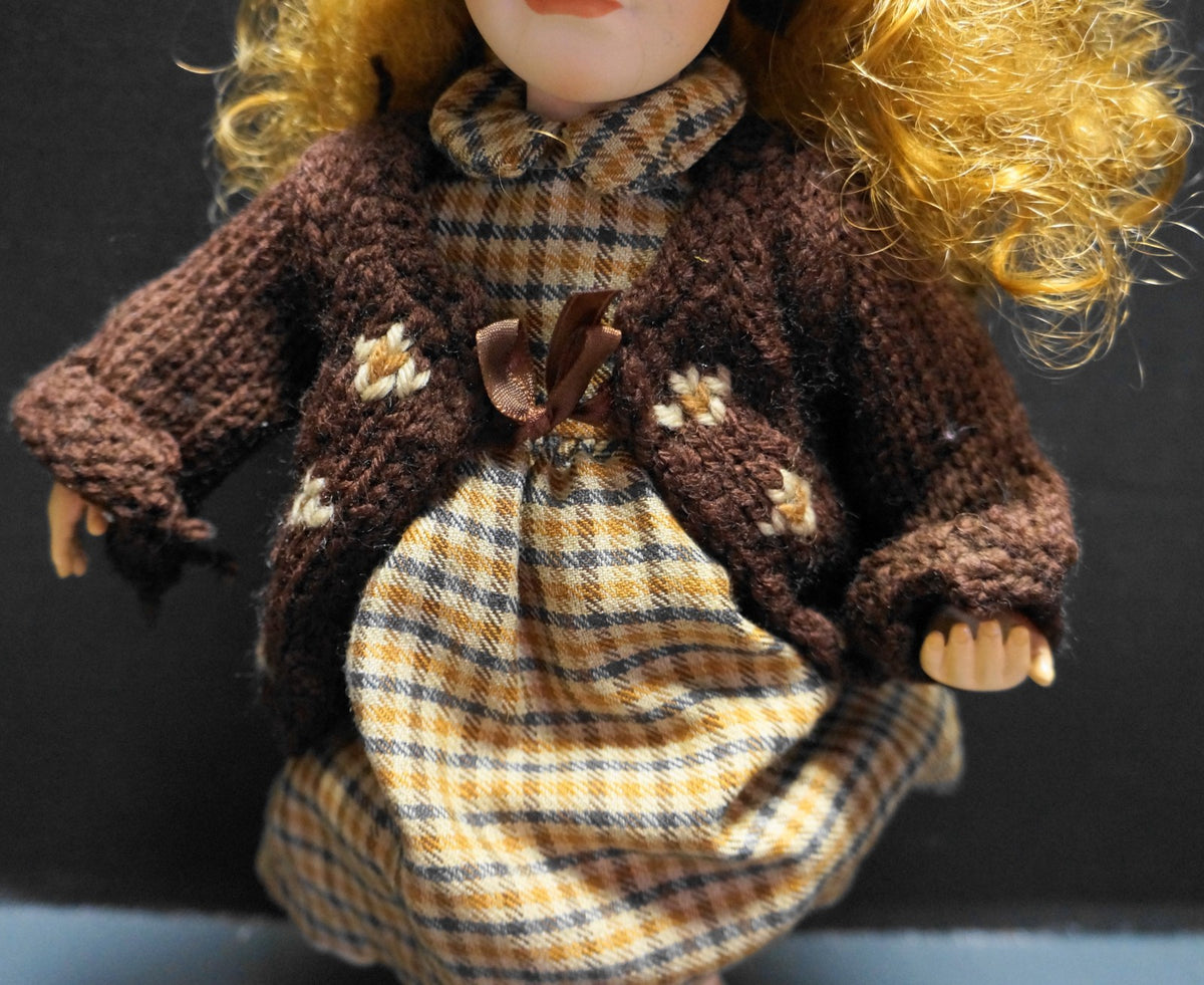 Boyd's Bears Yesterdays Child Autumn Porcelain Doll Limited Edition 2000
