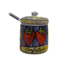 MSC International Joie de Vivre Jam Jelly Jar With Spoon