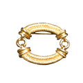 Anne Klein Gold Tone Gold Plated Oval Brooch Pin