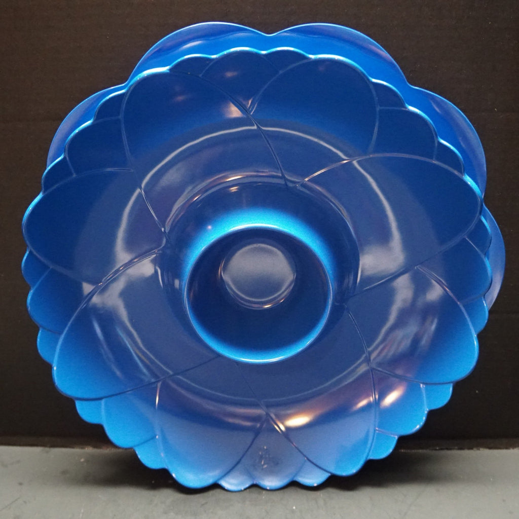 Target Summer 2010 Royal Blue Melamine Chip and Dip Platter Set
