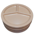 Texas Ware Peach Salmon Divided Grill Plates Melamine Plastic Set of 14