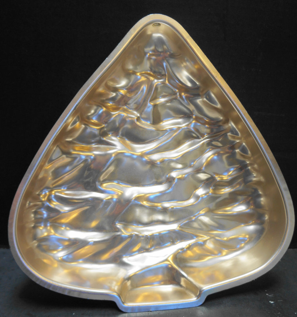 Vintage Pink Aluminum Christmas Tree Pan Mold
