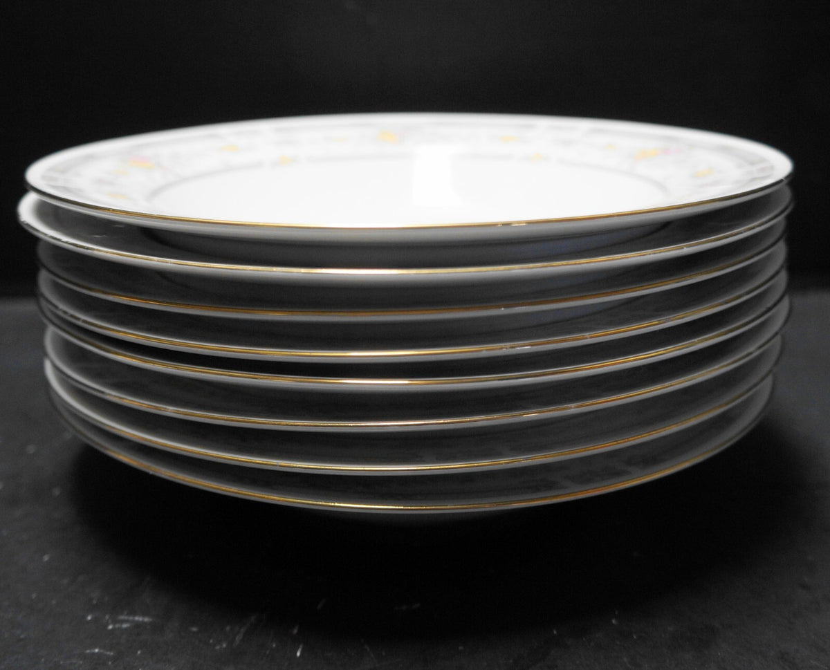 Farberware Southampton White Rimmed Soup Bowls Set of 7