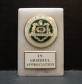 Michigan State University College of Business Seal Marble Paperweight