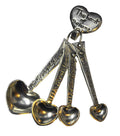 Metal Morphosis Heart of the Home Pewter Measuring Spoons Set