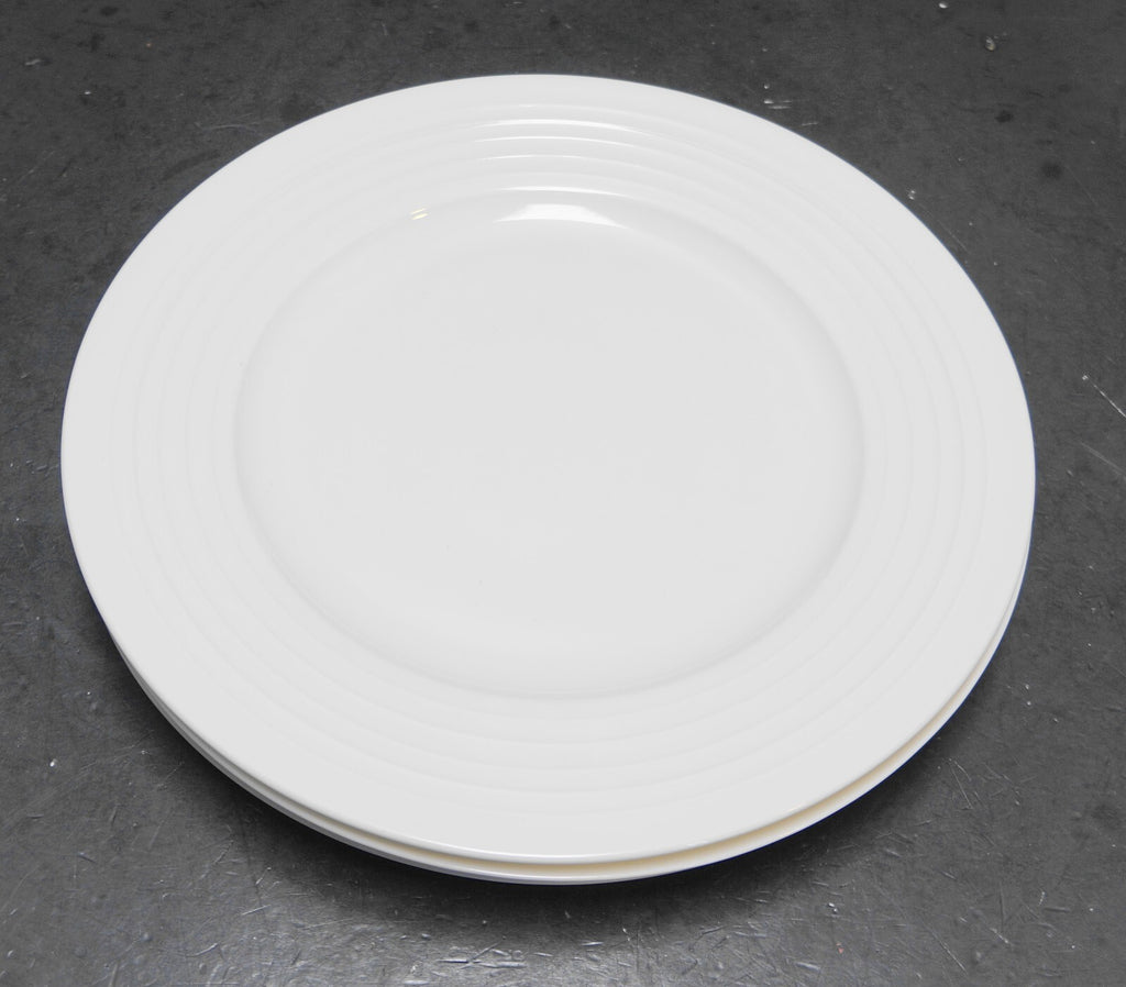 Mikasa Bone China Swirl White Salad Plates Set Of 3