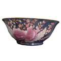 Chinoserie Chinese Porcelain Pink Blue Floral Bowl Not Food Safe