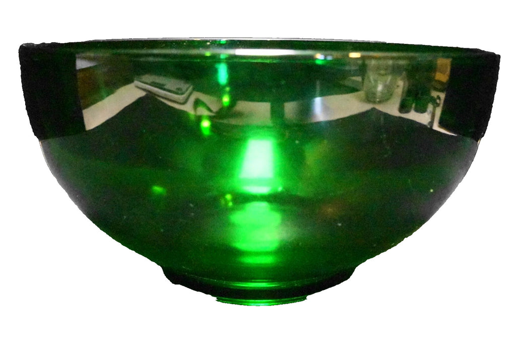 Anchor Hocking Fire King Forest Green Punch Bowl