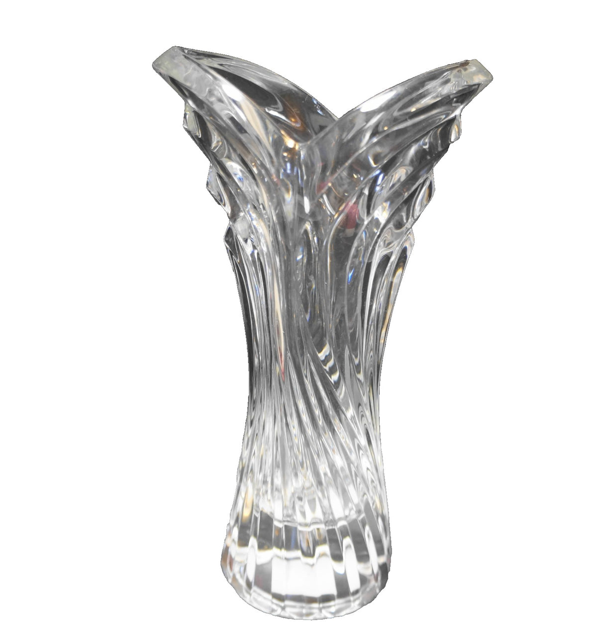 Mikasa Spring Flair Lead Crystal 8" Vase With Box