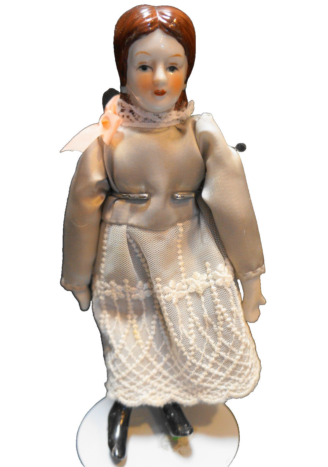 Balos Taiwan 8" Porcelain Doll 1970s-80s