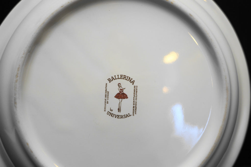 Universal Ballerina Rosette Pie Plate Baker