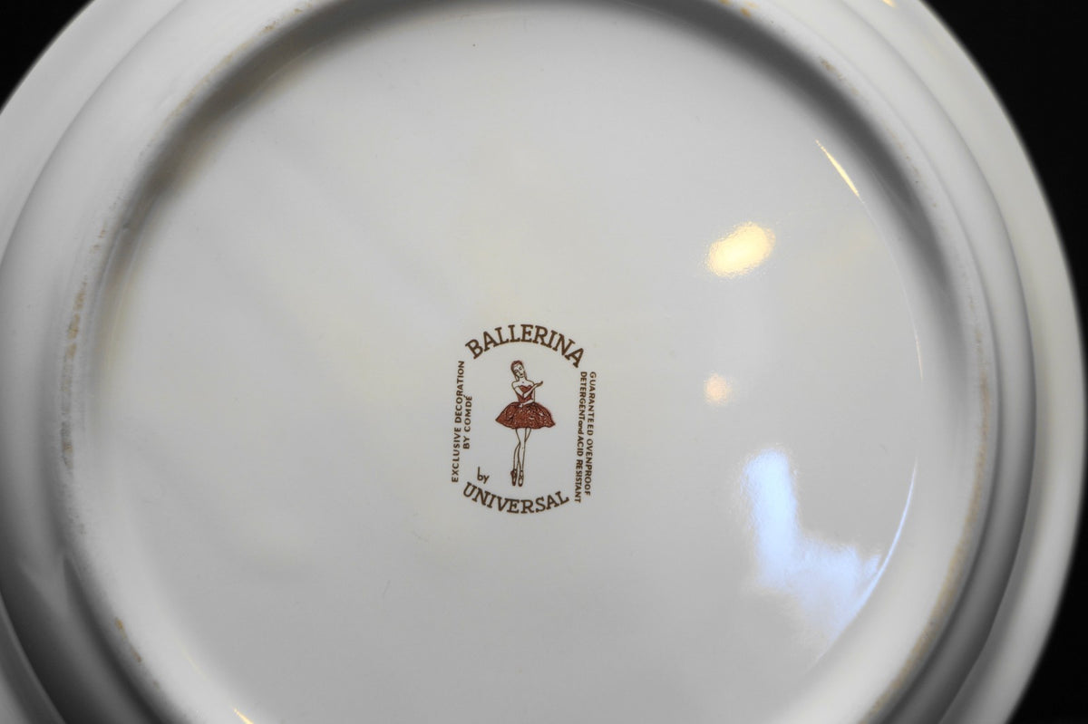 Universal Ballerina Rosette Pie Plate Baker