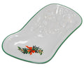 Pfaltzgraff Christmas Heritage Stocking Shaped Plate Tray 10 5/8 IN