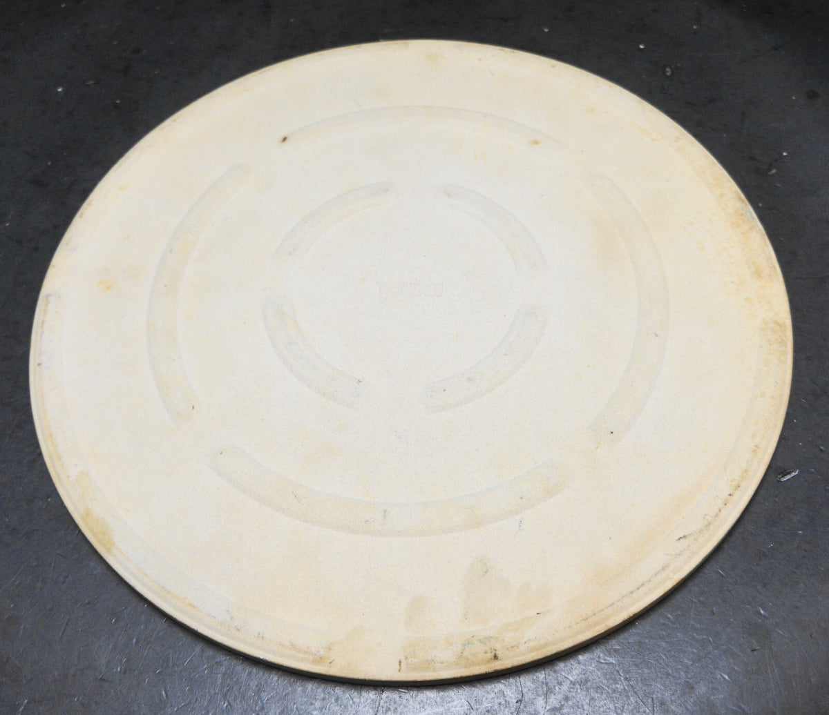 Barely Used Pizza Stone Made in Taiwan 12 3/4" Round