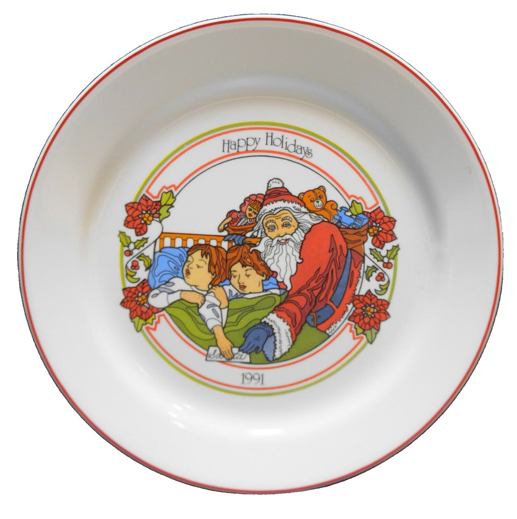 Corelle Happy Holidays 1991 Visions of Sugar Plums Dinner Plate