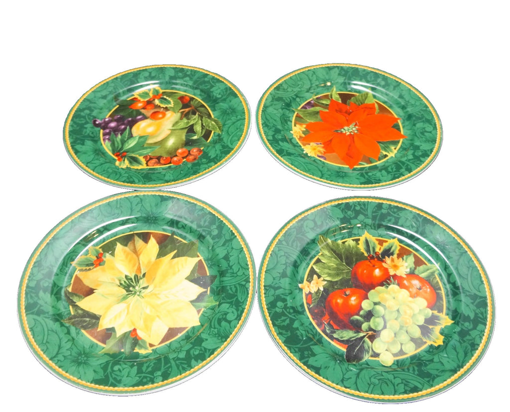 Hallmark Holiday Abundance Sakura Salad Plates Set of 4