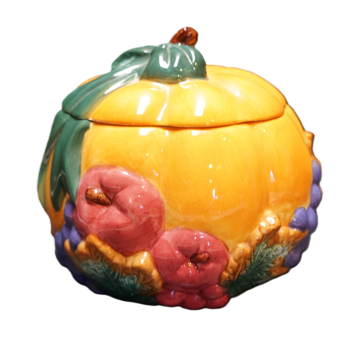 Cracker Barrel Pumpkin Soup Tureen 1998 KC6785 No Ladle Thanksgiving
