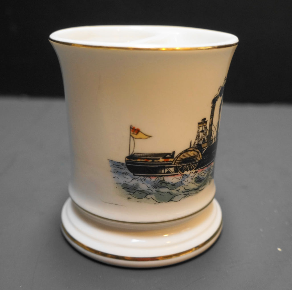 Knobler Mustache Cup Shaving Mug Steamboat Japan