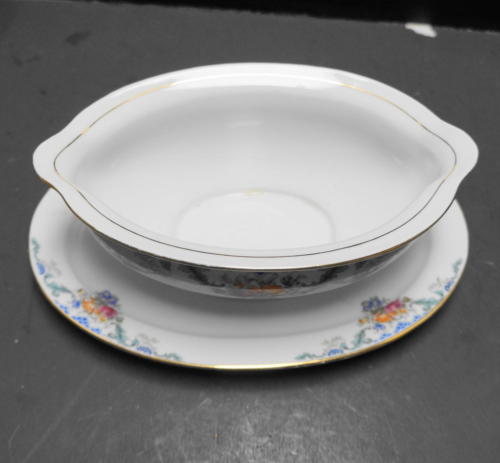 Royal Bayreuth Bavaria Franklin Gravy Boat Floral