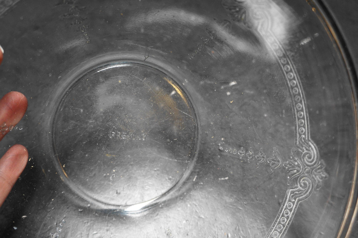 Fire King Philbe Sapphire Blue Mixing Bowl Rolled Rim 8 IN