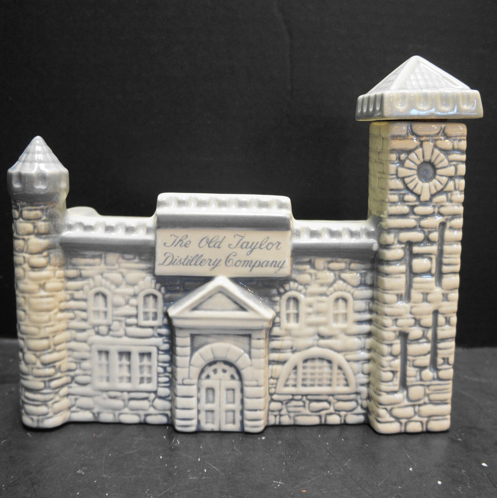 Old Tayor Distillery Company Kentucky Castle Decanter 1968 Hand Painted