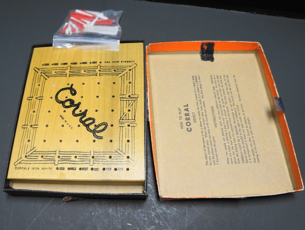 Corral Ropin' Good Fun for Everyone Wooden Peg Game