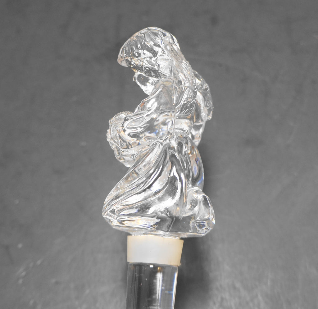 Mikasa Cherub Song Crystal Wine Bottle Stopper 1990s