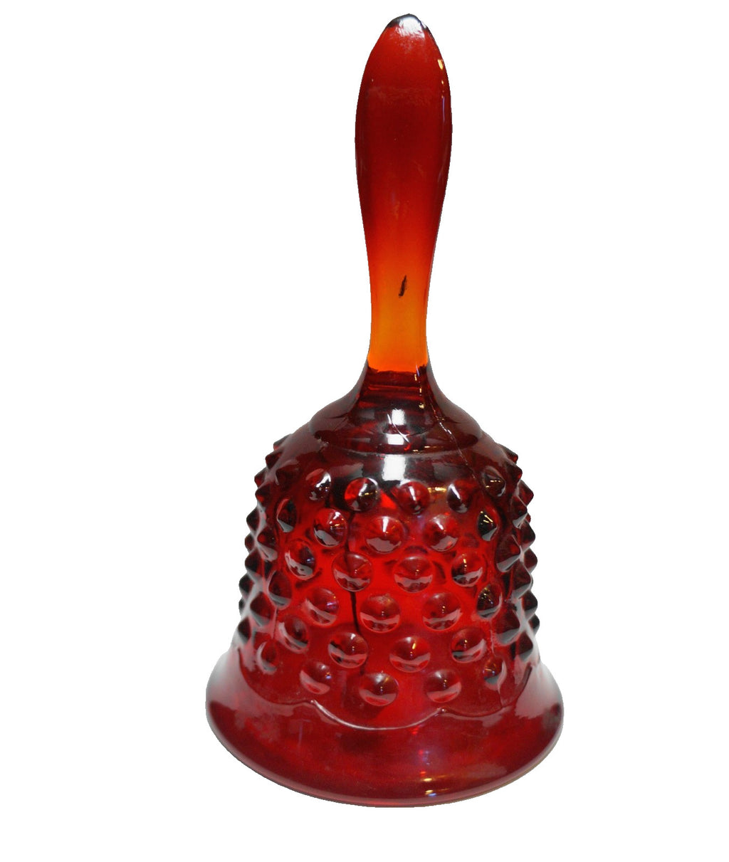 Fenton Ruby Red Hobnail Bell Unsigned