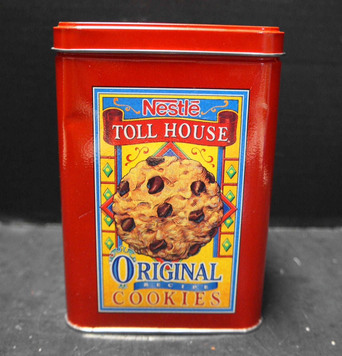 Nestle Toll House Morsels Red Tin Vintage 1980s
