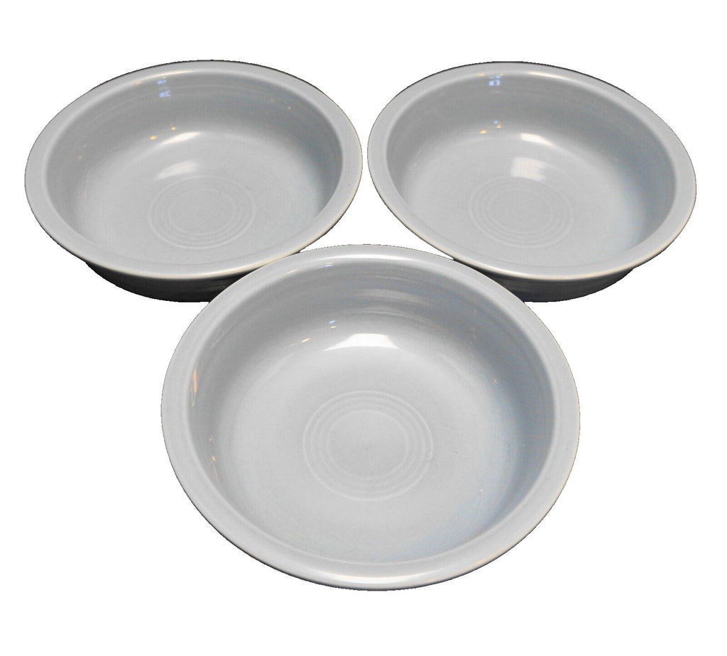 Homer Laughlin Fiesta Fiestaware Periwinkle Blue Coupe Cereal Soup Bowls 7 IN
