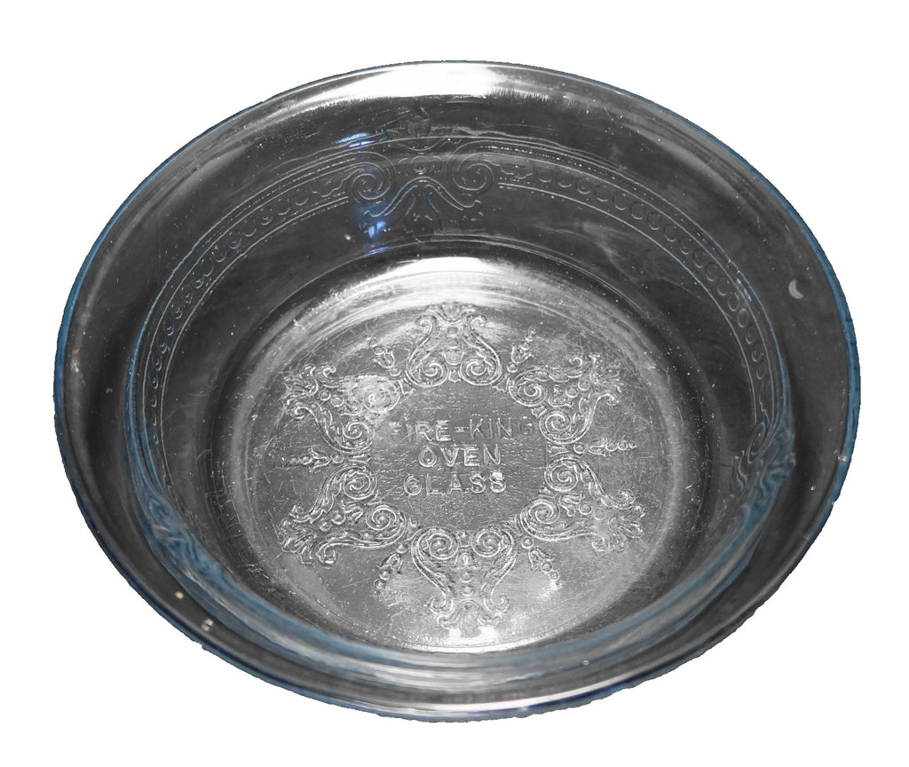 Fire King Philbe Sapphire Blue Individual Pie Plate 4 3/8 IN