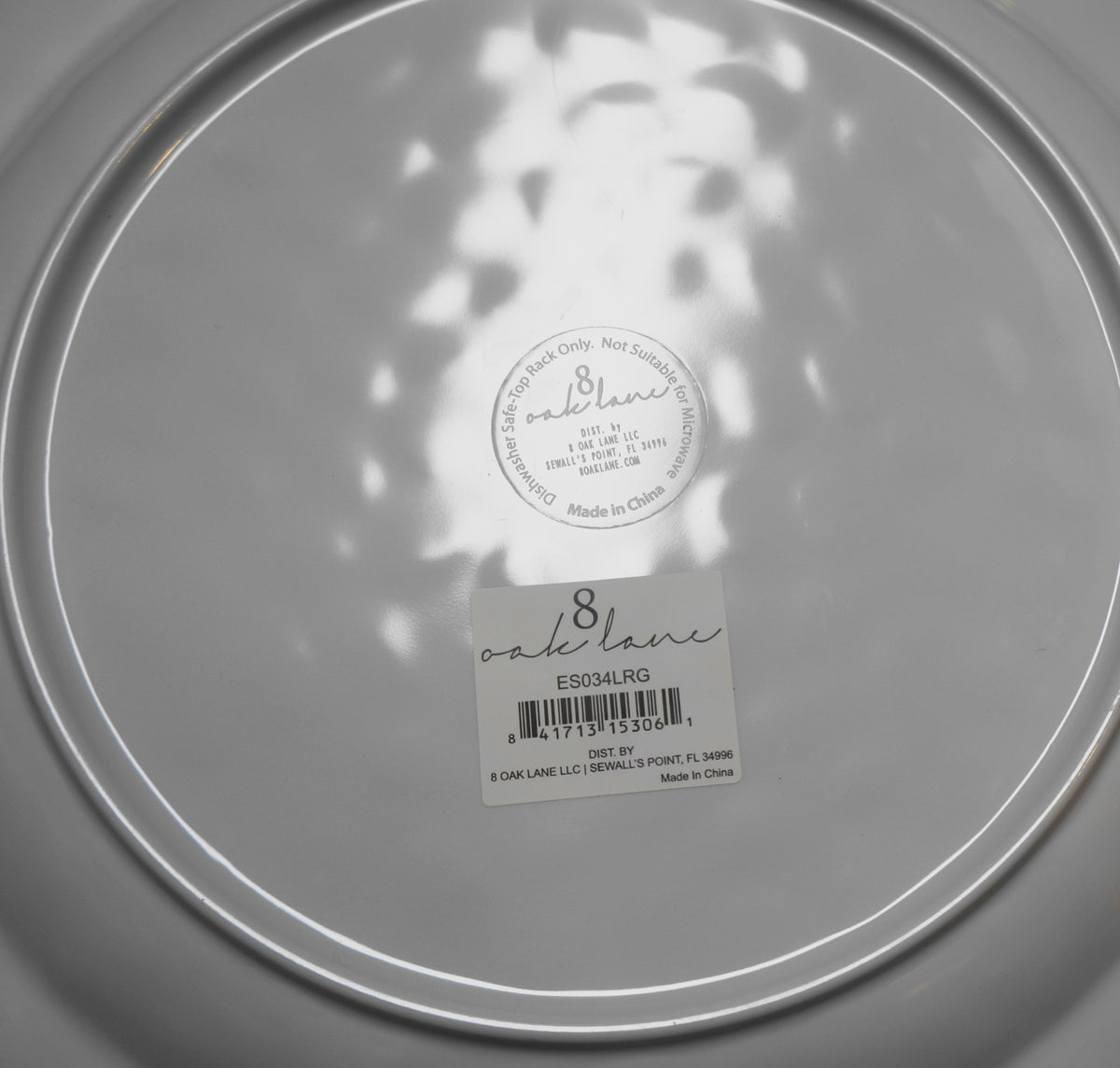 Oak Lane Lemon Dinner Salad Plates Pair Melamine Plastic