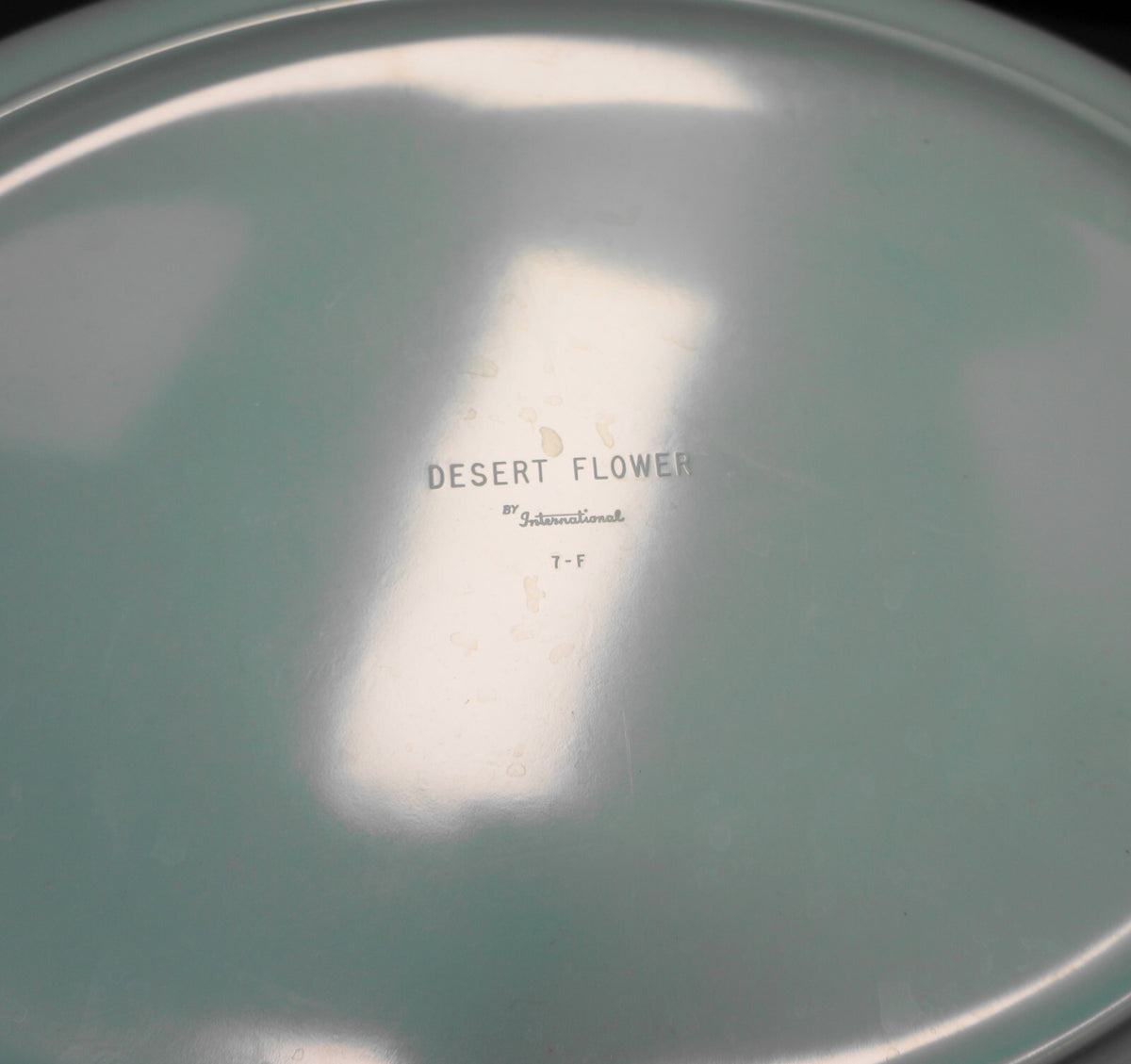 Desert Flower International Melmac Melamine Aqua Turquoise Blue Oval Platter