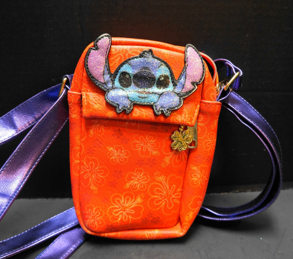 Buckle Down Lilo & Stitch Disney Red Hibiscus Crossbody Purse