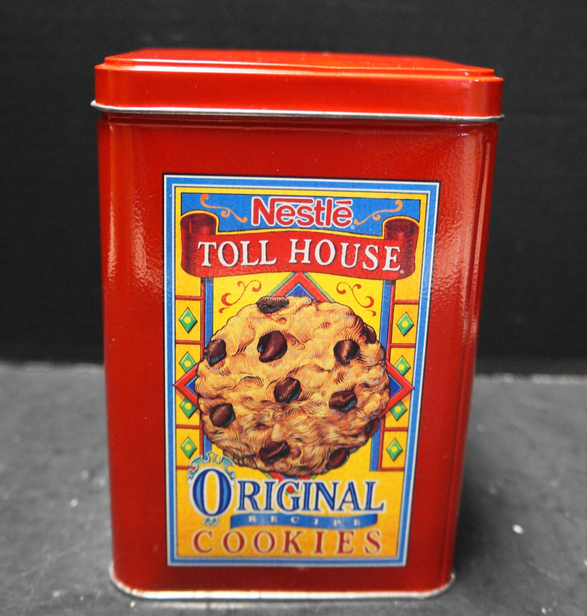 Nestle Toll House Morsels Red Tin Vintage 1980s