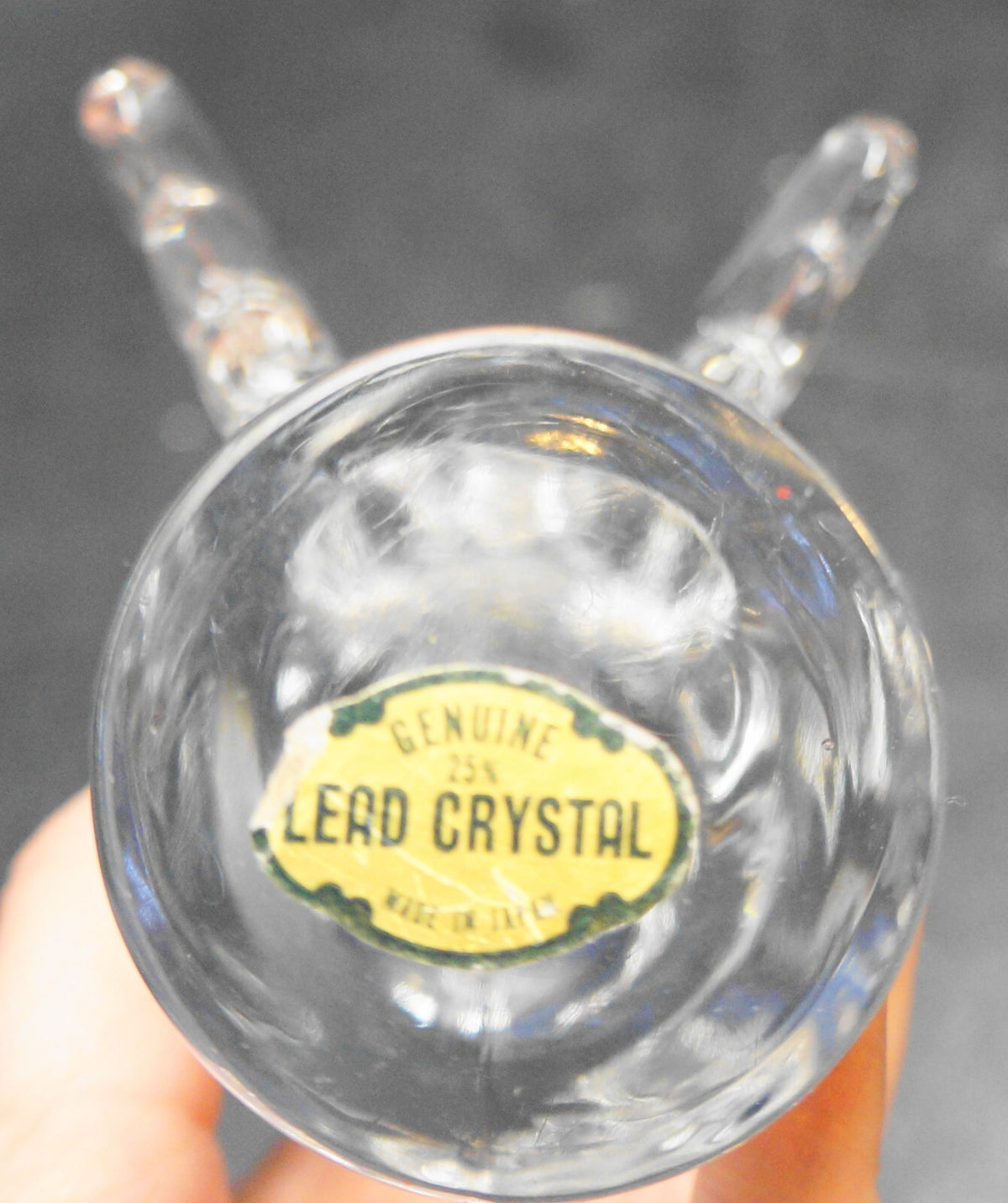 Toscany Lead Crystal Angel Figurine 7 IN Japan