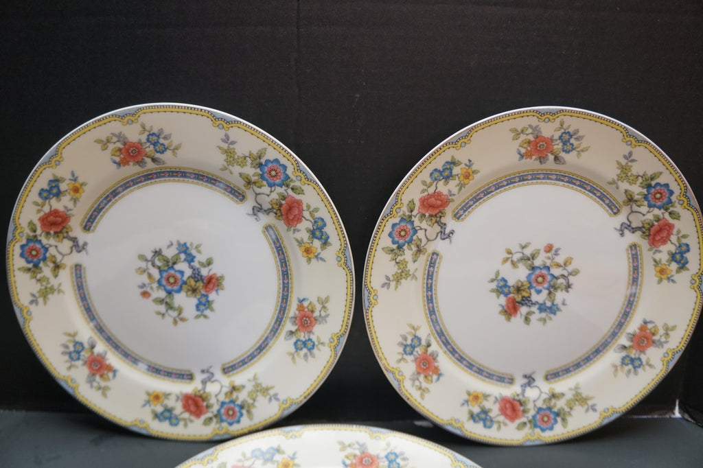 Noritake Mayflower 1930s Dinner Plates Set of 3