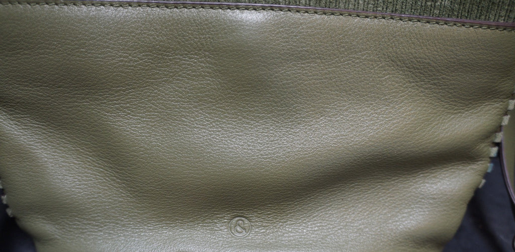 Treasure & Bond Avery Crossbody Purse Olive Green Leather