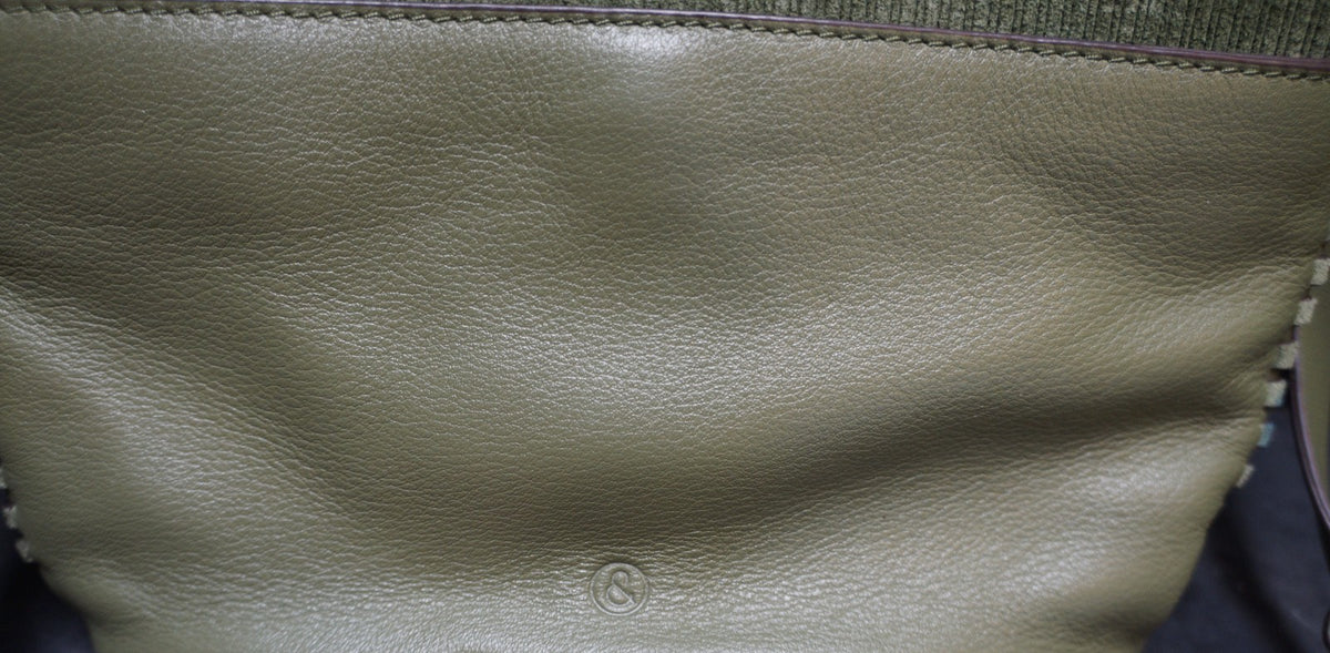 Treasure & Bond Avery Crossbody Purse Olive Green Leather