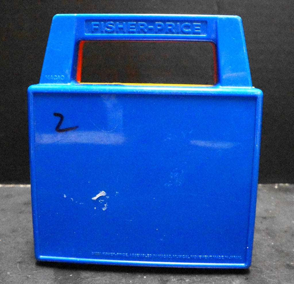 Fisher Price Radio 1981 Music Box Play Toyland Yellow Red Blue