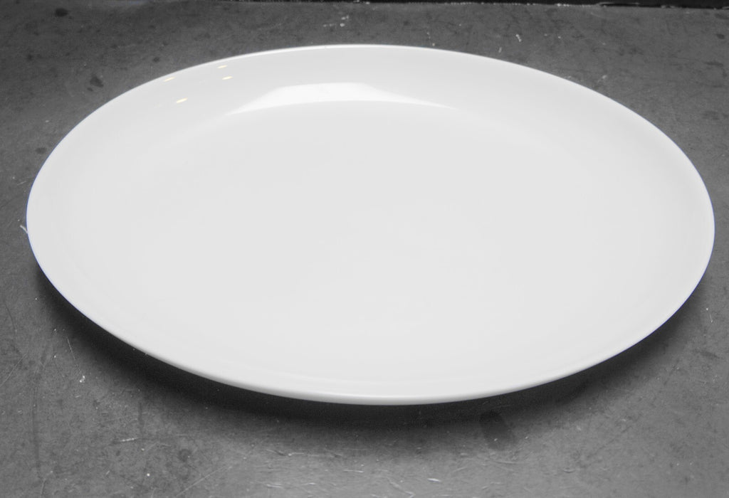 Luminarc Diwali Oval Platter 13" Cristal D'Arques Durand France White Milk Glass