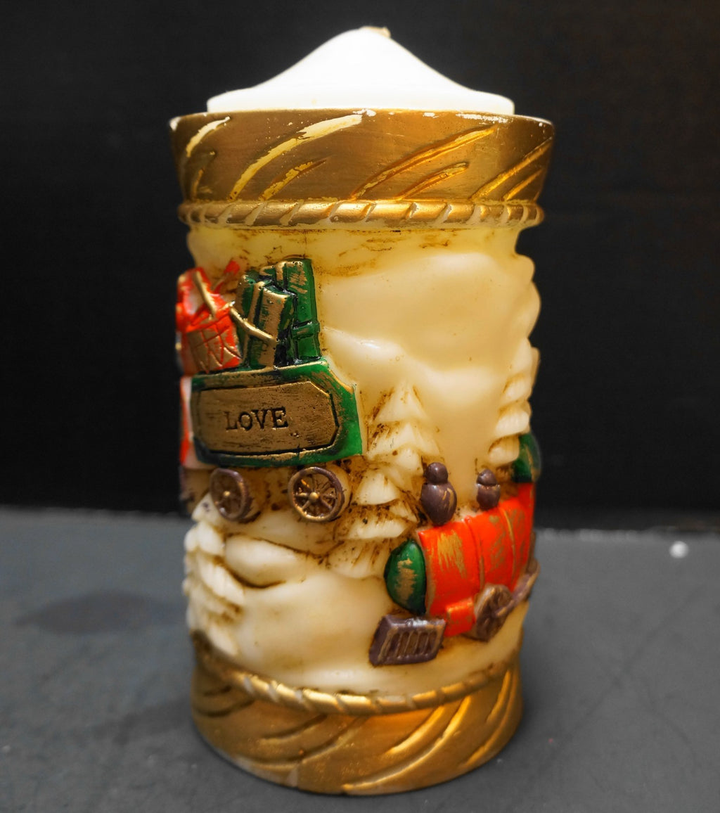 Emperor Art Creations Candle #70 Santa's Express Train 1986