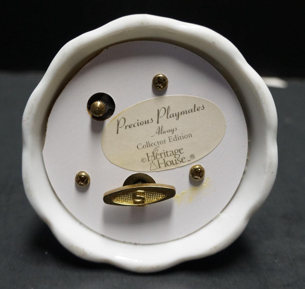 Precious Playmates Kittens Porcelain Music Box Heritage House