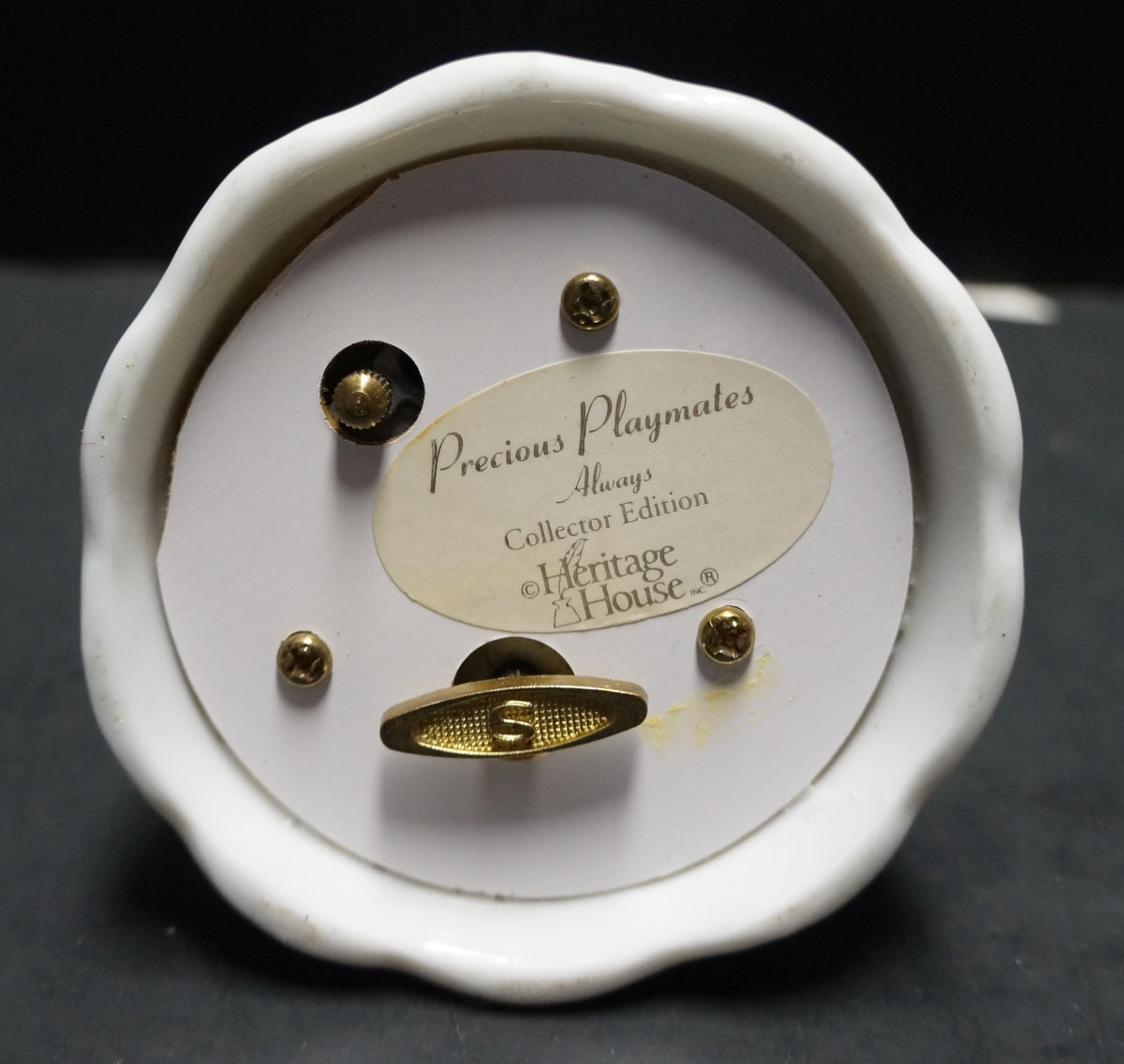 Precious Playmates Kittens Porcelain Music Box Heritage House