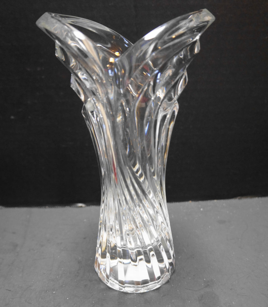 Mikasa Spring Flair Lead Crystal 8" Vase With Box