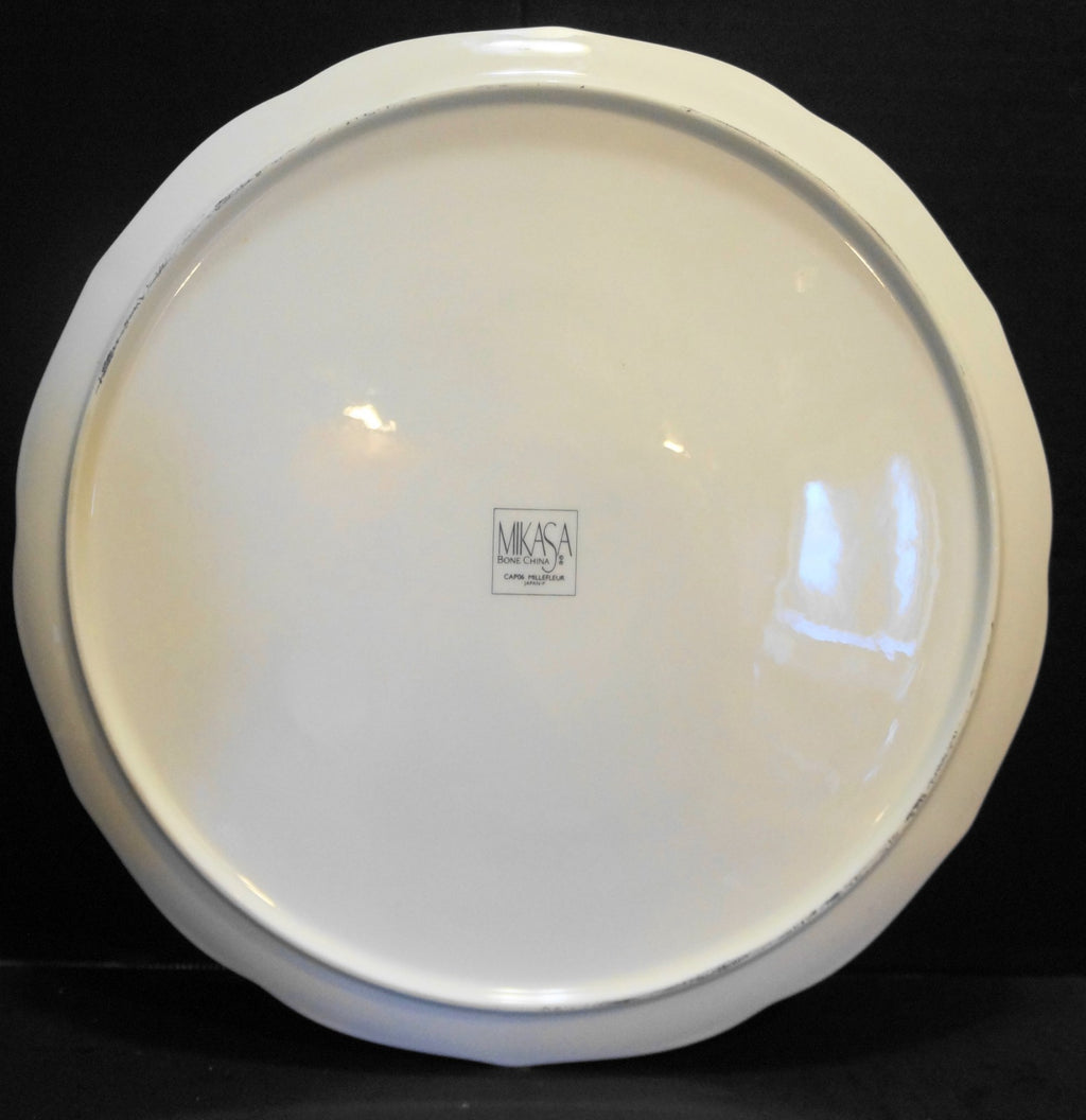 Mikasa Millefleur Cake Chop Plate Platter