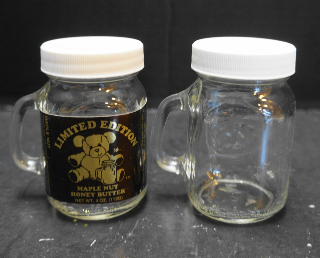 Golden Harvest Salt Pepper Shakers White Lids