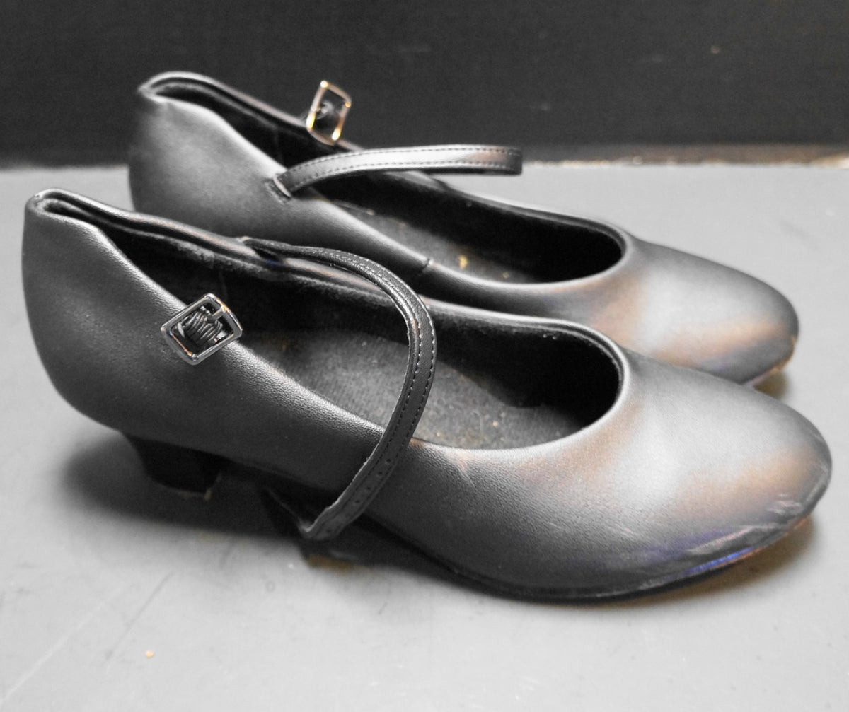 Bloch Broadway Lo Character Shoes Black Size 7.5 A Used