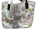 Brighton Happy Holidays City Canvas Tote Bag Christmas Shopping Colors